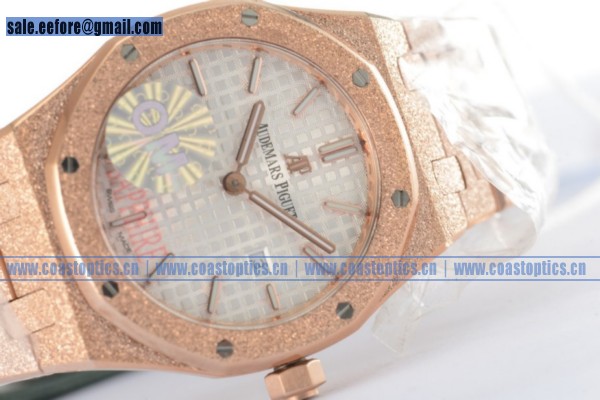 Perfect Replica Audemars Piguet Royal Oak Watch Rose Gold 67653OR.GG.1263OR.01 (EF)